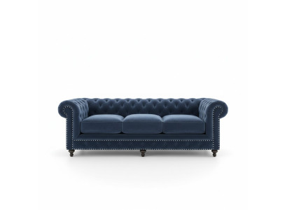 Chesterfield Sofa Canapés Ensemble de tapisserie de canapé Tissu d'ameublement en cuir