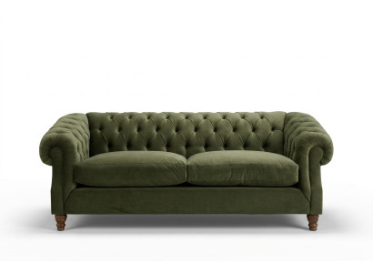 Revêtement Vert Chesterfield trois places design de luxe canapé trois places