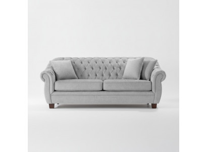 Canapé canapé Chesterfield Tissu d'ameublement Canapés Ensemble de tapisserie 3 places