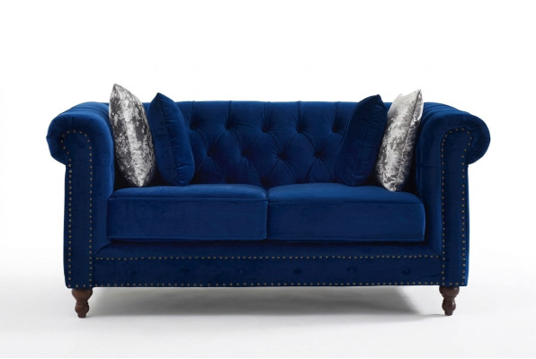Canapé Chesterfield Sofa en tissu rembourré canapé en cuir ensemble de canapé 2 places