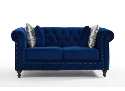Canapé Chesterfield Sofa en tissu rembourré canapé en cuir ensemble de canapé 2 places