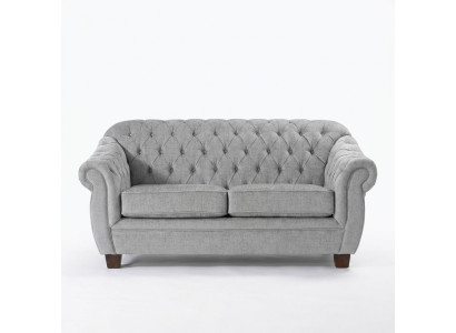 Canapé Chesterfield Sofa Cuir Couchage Tissu Cuir Canapés Coussins Ensemble 2 Places