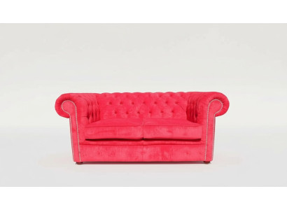 jvmoebel ® Canapé en cuir - Design Canapé deux places rembourré Ensemble Rouge Neuf