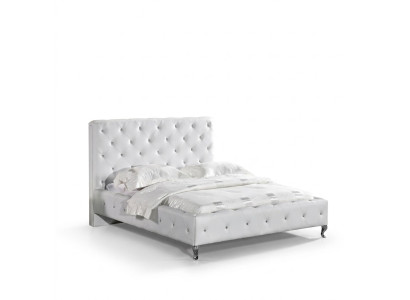 Lit Chesterfield Design Chambre Lits Anglais 140x200cm Tissu Rembourré