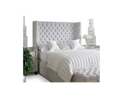 Chesterfield Design Lit Chambre Textile Cuir Velours Rembourrage Lits d'Hôtel