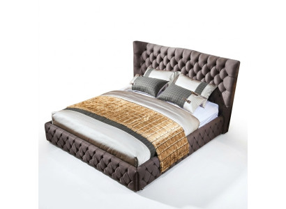 Lit Chesterfield grand lit grand lit Chambre à coucher Oreilles Lits Rembourrage Lit double