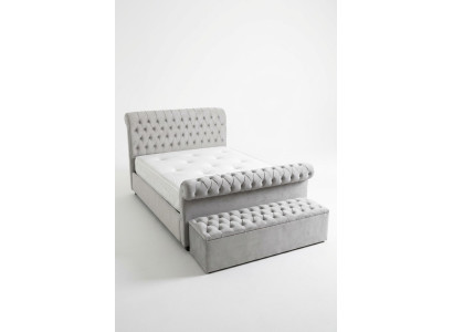 Designer anglais Chambre Literie Lits Doubles Hôtel Chesterfield