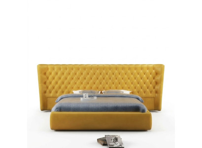 XXL Grand lit panneau mural Chesterfield Hôtel Design de luxe Lits 200x200cm neuf