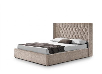 Chesterfield Lit Design Chambre Lits Anglais 180x200cm Textile