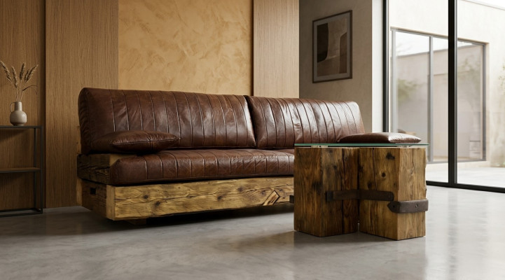 Lit Chesterfield blanc Chambre à coucher Lits Textile Cuir Hôtel de luxe