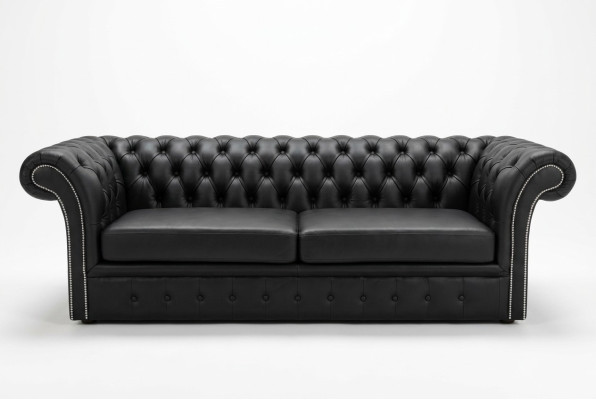 Canapé Chesterfield Sofa Coussin Tissu Cuir Canapés Ensemble de Coussin 3 Places