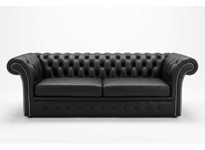 Canapé Chesterfield Sofa Coussin Tissu Cuir Canapés Ensemble de Coussin 3 Places
