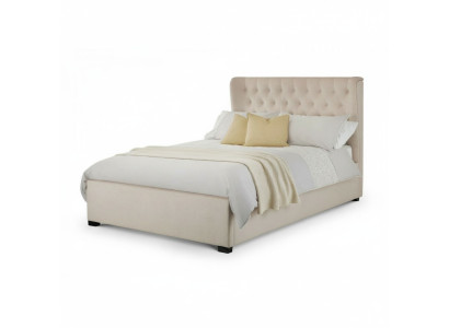 Chesterfield Design Revêtement Lit anglais Lit double Lits Beige 160/180x200