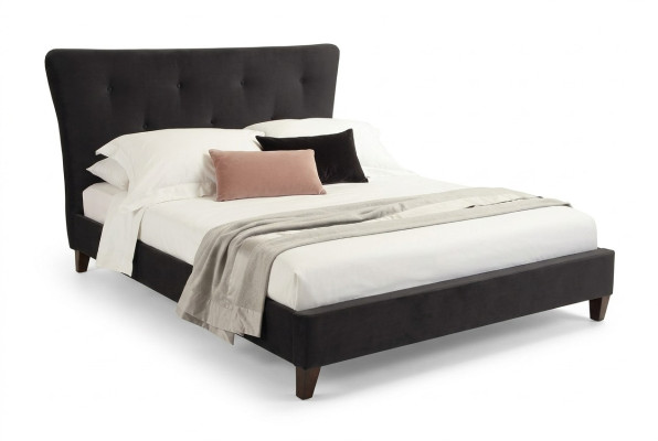 Chesterfield Hôtel Lit Double en Cuir Chambre Literie de Luxe Lits 140x200cm