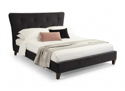 Chesterfield Hôtel Lit Double en Cuir Chambre Literie de Luxe Lits 140x200cm