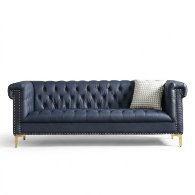 Chesterfield Canapé en cuir Design Luxury Sofa Canapé Classique 3 places neuf