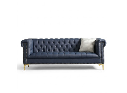 Chesterfield Canapé en cuir Design Luxury Sofa Canapé Classique 3 places neuf