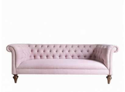Chesterfield Textile Canapé Design Sofa de Luxe Canapé Classique 3 Places Neuf