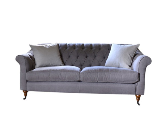 Canapé Chesterfield 3 places en tissu, canapé, ensemble de sièges rembourrés 3 places Neuf