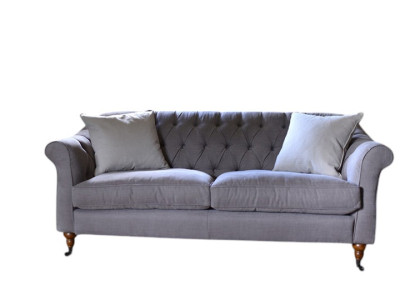 Canapé Chesterfield 3 places en tissu, canapé, ensemble de sièges rembourrés 3 places Neuf
