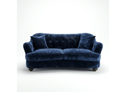 Canapé de luxe en textile Chesterfield Canapés Tissus d'ameublement 3 places Tissu neuf