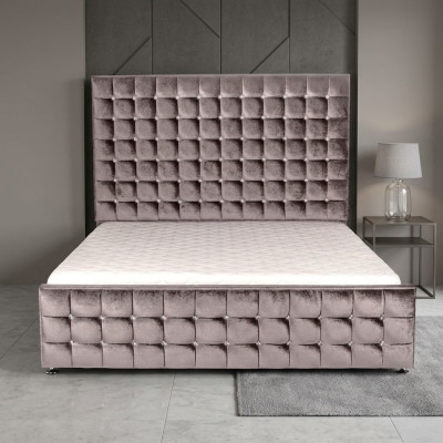 Chambre de luxe Lit Tissu de lit Design Luxe Lits doubles d'hôtel Chesterfield