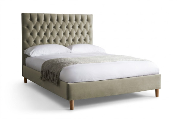 Design Chesterfield Tapisserie Anglaise Lit Double Noir 140/160/180x200