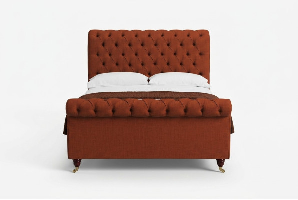 Chesterfield lit rouge chic Chesterfield lit double meuble designer