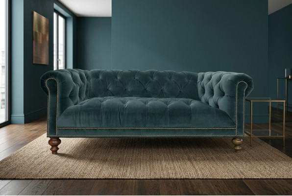 Canapé Chesterfield classique Ensemble de canapés Canapé 3+2+1 Place en textile