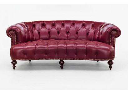 Designer Chesterfield canapé trois places canapé rose design de luxe