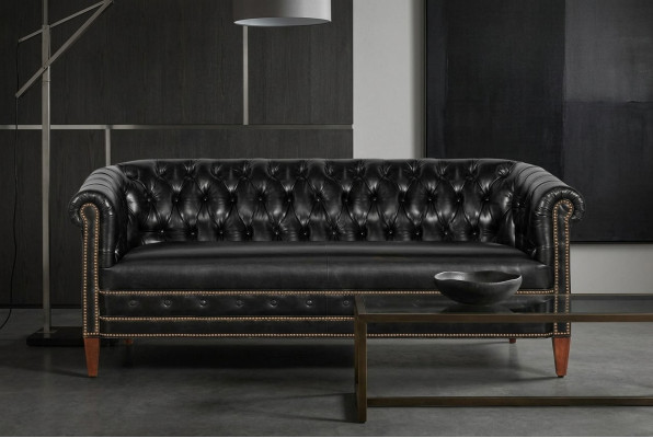 Chesterfield set de canapé Canapé rembourré 3+2+1 places Canapés en cuir
