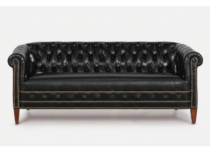 Chesterfield set de canapé Canapé rembourré 3+2+1 places Canapés en cuir