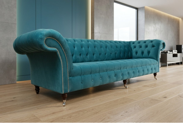 Canapé Chesterfield xxl grand canapé canapé en velours en cuir en tissu canapés 4 places