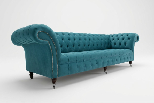 Canapé Chesterfield xxl grand canapé canapé en velours en cuir en tissu canapés 4 places