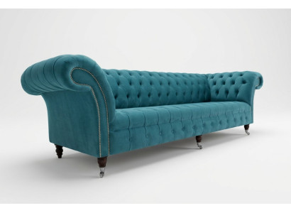 Canapé Chesterfield xxl grand canapé canapé en velours en cuir en tissu canapés 4 places