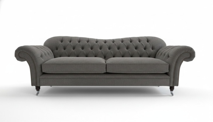 Chesterfield Canapé en tissu Canapé canapé set 4 places Suite Design Canapé moderne