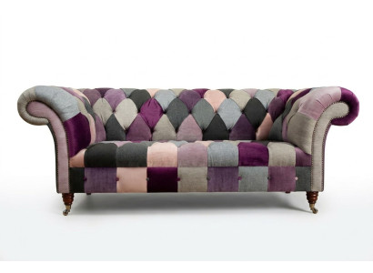 Canapé Chesterfield 3 places Tissu Designer Canapés Canapés Suite Trois places