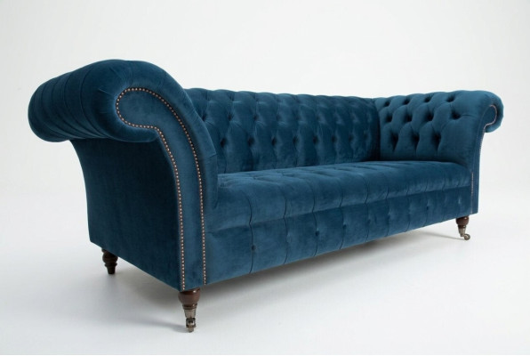 grand canapé chesterfield sofa canapé rembourré designer canapés velours textile cuir neuf