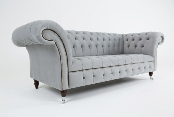 Canapé Chesterfield Ensemble 3+2 places en velours Velor Suite Design Sets