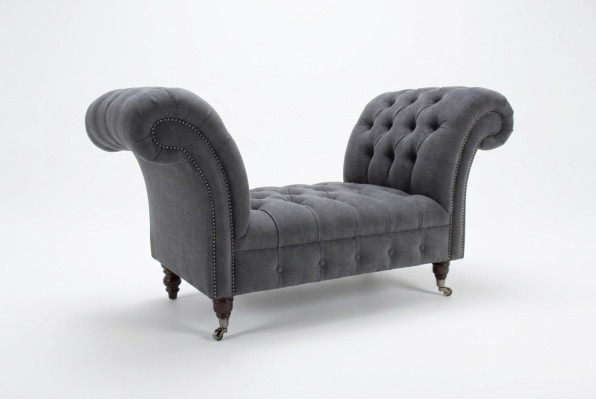 Canapé Chesterfield 1,5 places, canapé designer rembourré, ensemble de canapés, banc, siège