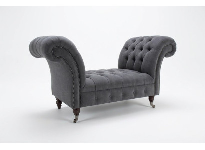Canapé Chesterfield 1,5 places, canapé designer rembourré, ensemble de canapés, banc, siège