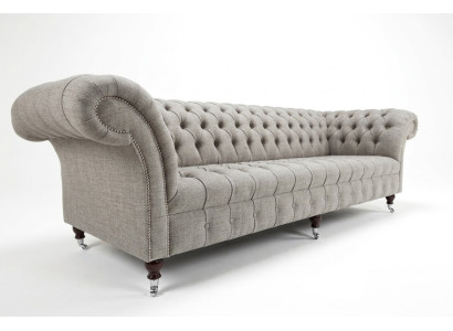 Tissu de canapé en textile Chesterfield grand canapé xxl canapés places 265cm Revêtement
