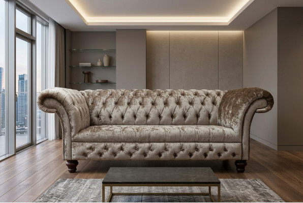 Design Trois Places Canapé Tissu Moderne Canapé Rembourré 3 Places Mobilier de Salon Gris