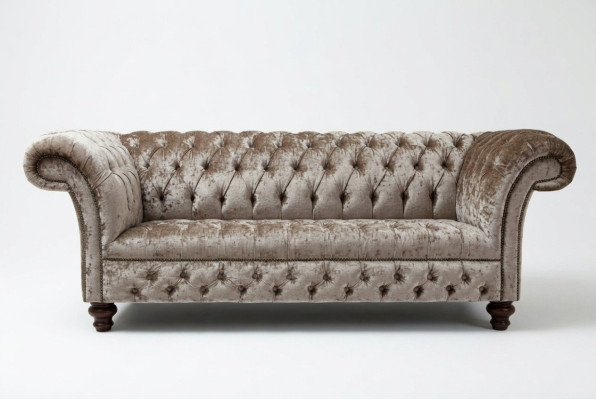 Design Trois Places Canapé Tissu Moderne Canapé Rembourré 3 Places Mobilier de Salon Gris