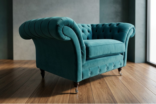 Canapé Chesterfield Garniture rembourrée Sofa 1,5 places Canapés classiques Une place