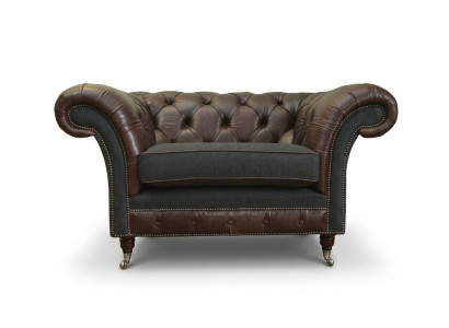 Canapé Chesterfield Sofa Polster garniture 1,5 places canapés classique fauteuil une place