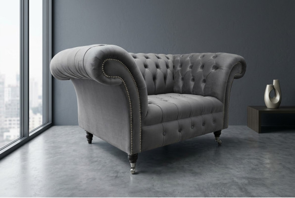 Canapé Chesterfield Sofa Polster Ensemble 1,5 places Sofas Classique monocoque
