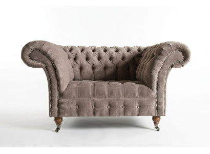 Fauteuil Chesterfield Télévision Canapé 1 Place Tissu Neuf Textiles Canapés
