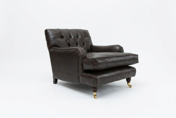 Fauteuil design Chesterfield Sofa Canapé Luxe Tissu Canapés 1 place #299