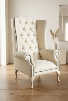 Fauteuil Chesterfield, canapé individuel, sofa, rembourrage en velours, cuir, tissu, relax, neuf